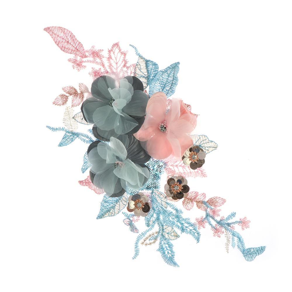 Miếng Vải Thêu Thủ Công Trang Trí Quần Áo Xinh Xắn