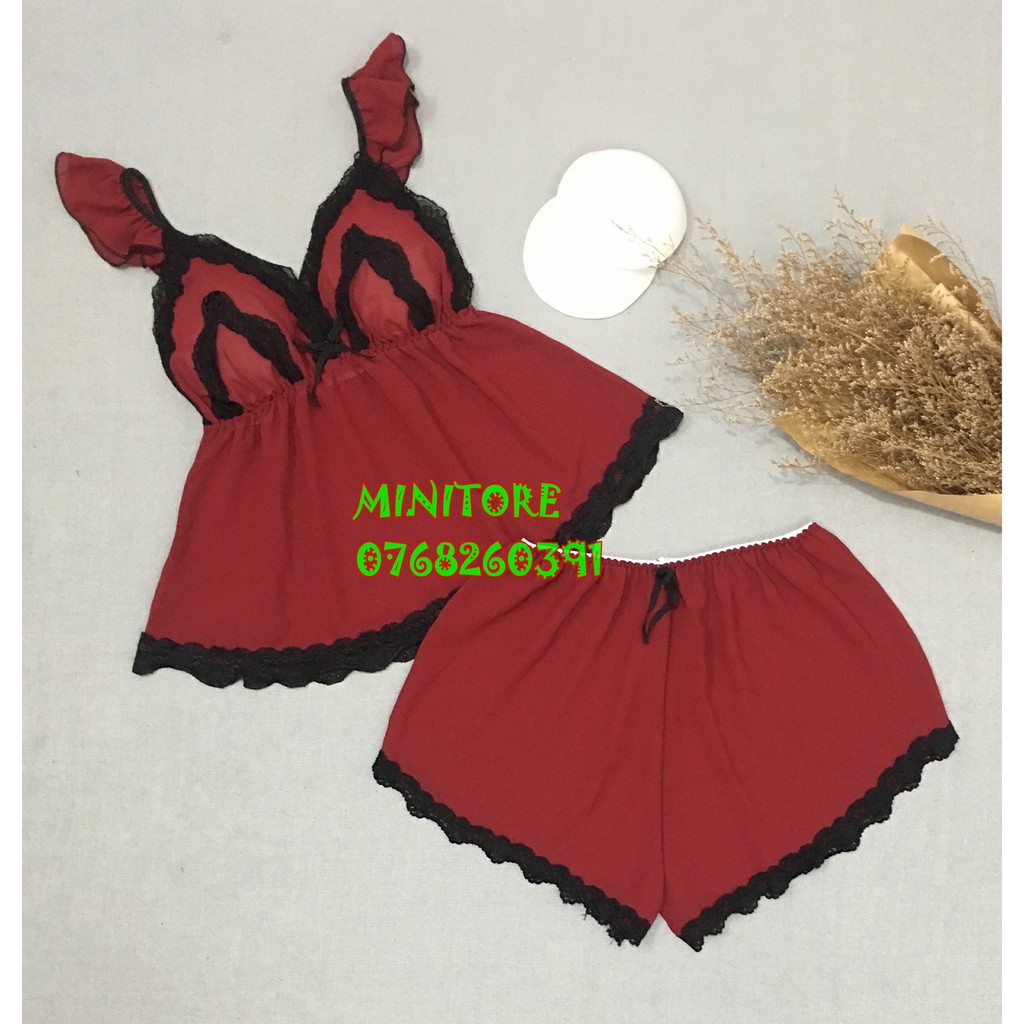 [40-55KG] BỘ VOAN CÓ MÚT RỜI DỄ THƯƠNG MẶC NGỦ SIÊU XINH, VOAN MỎNG MÁT HÀNG XƯỞNG NHÀ MAY ĐƯỜNG CHỈ ĐẸP