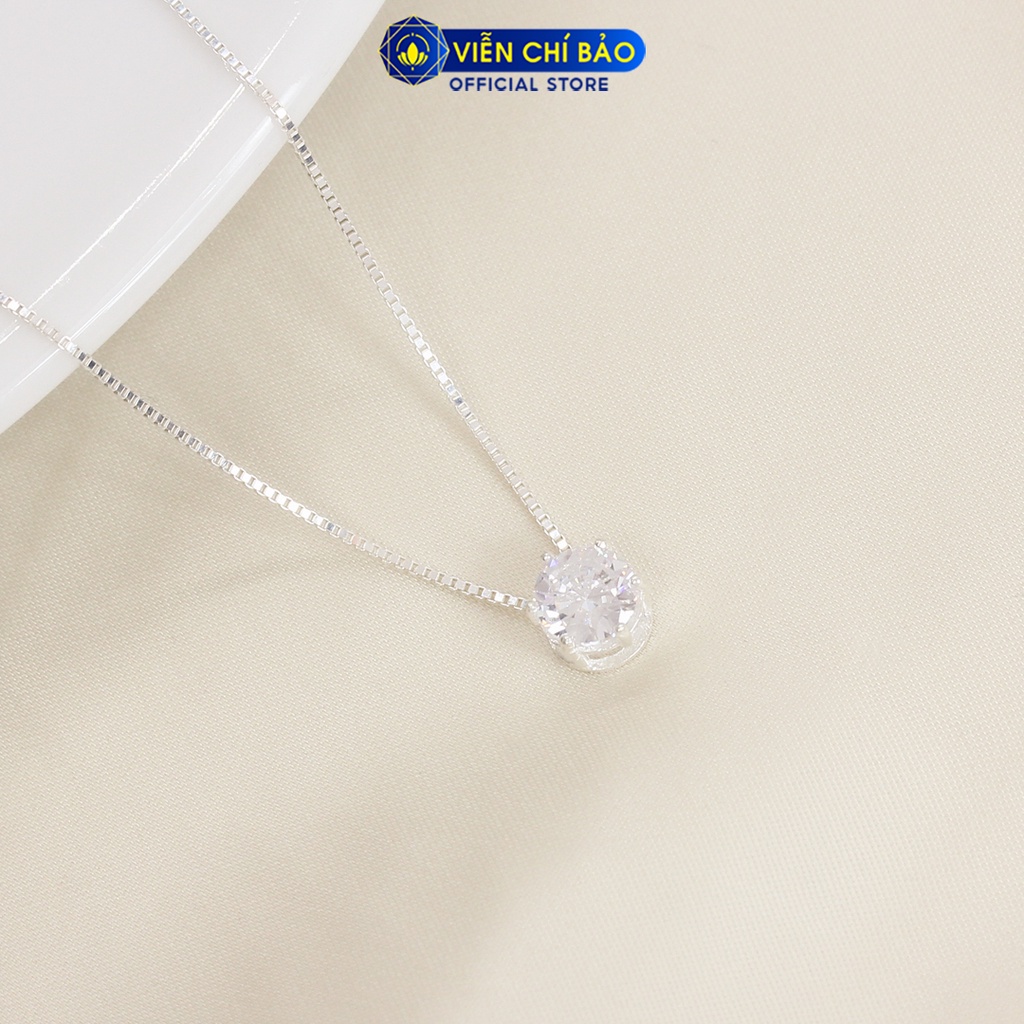 Dây chuyền bạc nữ mặt tinh tú bạc 925 lấp lánh thời trang phụ kiện trang sức nữ Viễn Chí Bảo D400727x