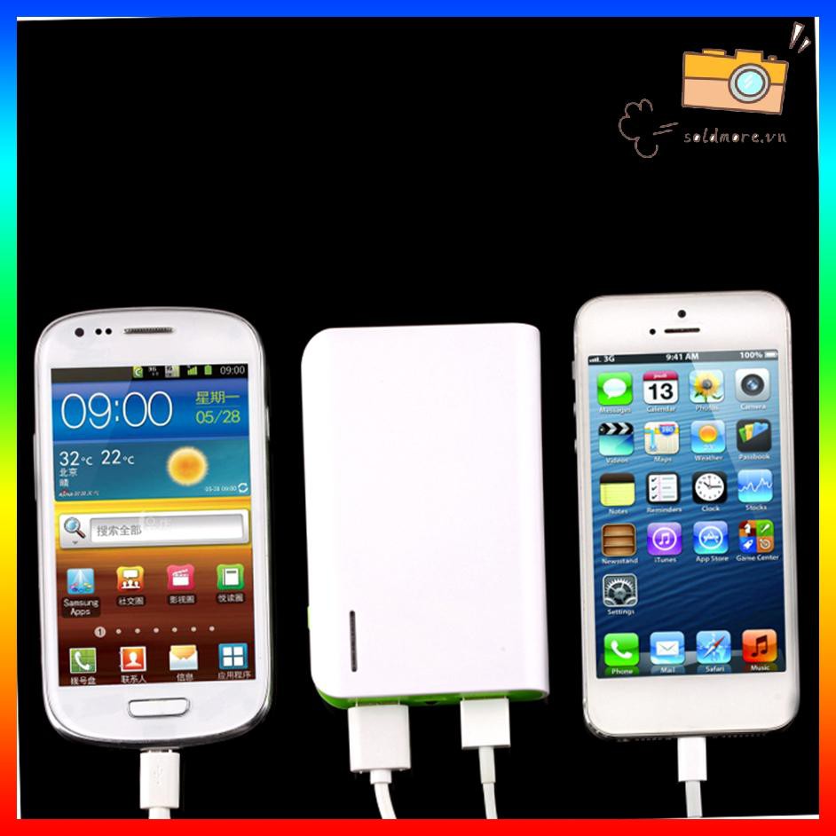 Sạc Dự Phòng Hai Cổng Usb Cho Iphone 5 / 5s