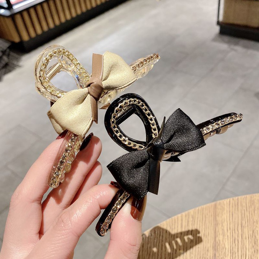 Kẹp Tóc Càng Cua Bằng Nhựa Nhiều Màu Thời Trang Cho Nữ