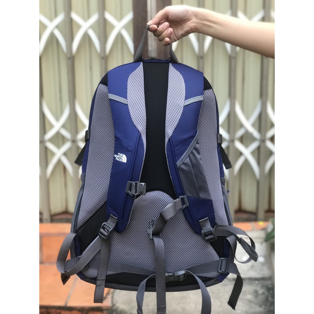 Balo Laptop The North Face Amira Màu Xanh Đen Phối Xám Đen