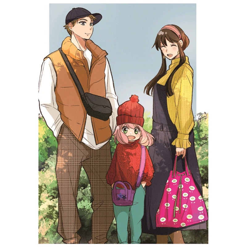 flowersqueen Poster Treo Tường Hình Nhân Vật Phim Hoạt Hình Spy×Family