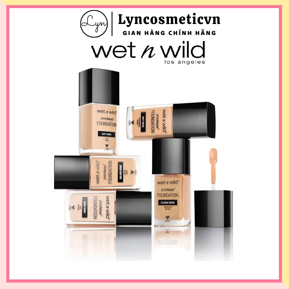 (Full + mini) Kem Nền Wet N Wild Photo Focus Foundation