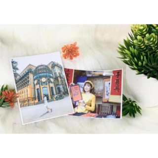 Ảnh cán lụa sần 2 mặt đầy đủ kích cỡ và chất lượng cao