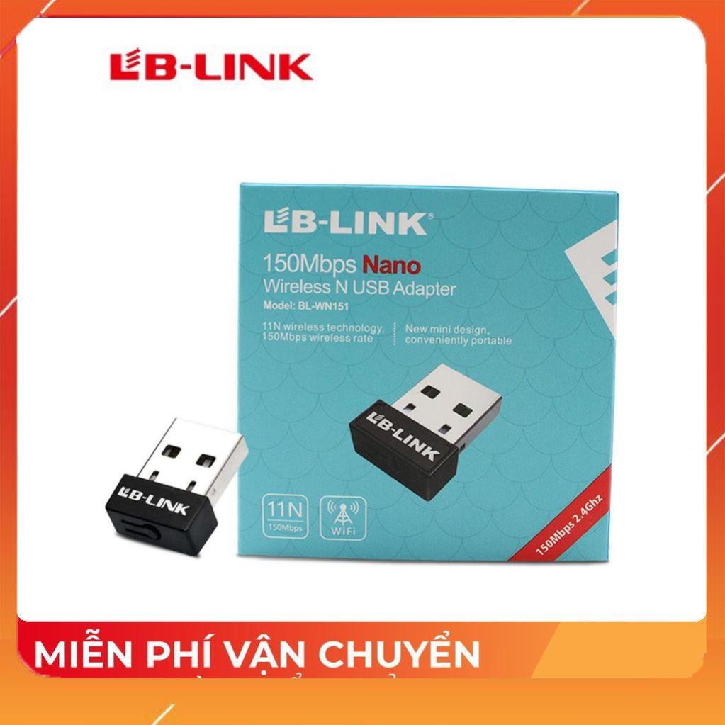 USB Wifi Bộ thu wifi LB-LINK BL-WN151 tốc độ 150Mb giá rẻ Thiết Bị Thu, USB bắt sóng wifi đa năng