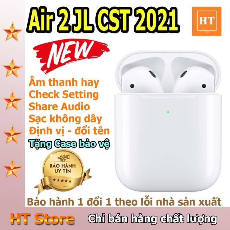 Tai nghe TWS JL CST 2021 chất lượng tốt, đầy đủ tính năng đổi tên, định vị, tháo tai dừng nhạc