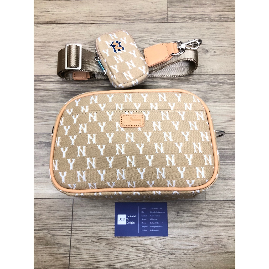 Túi Đeo Chéo M.L.B Bản To và Mini Monogram Crossbag NY Yankees Season 2022
