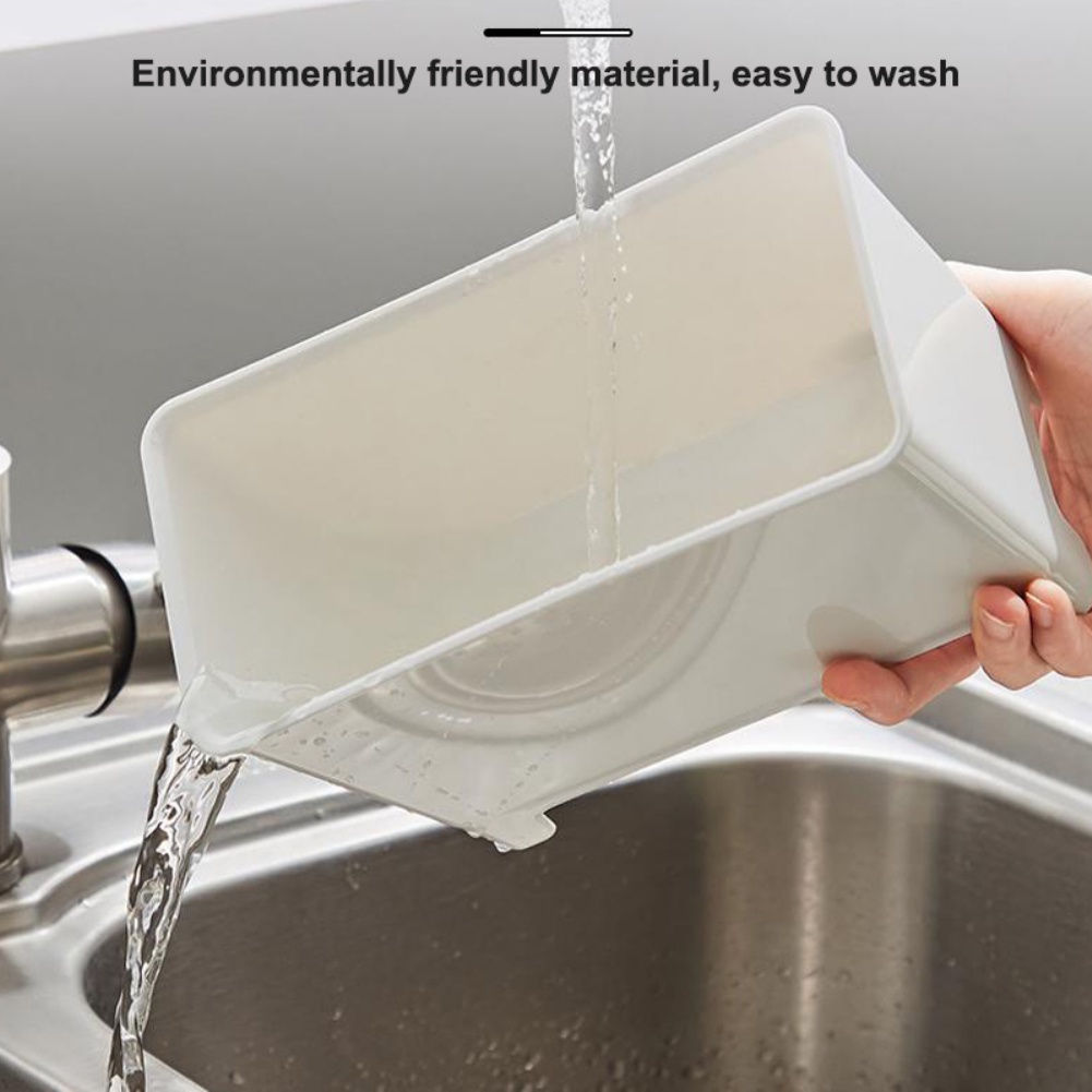 Hộp Đựng Rác Có Ngăn Lọc Khô Ướt Tiện Dụng Cho Nhà Bếp