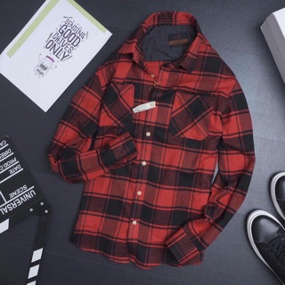 Áo sơmi flannel dạ mỏng