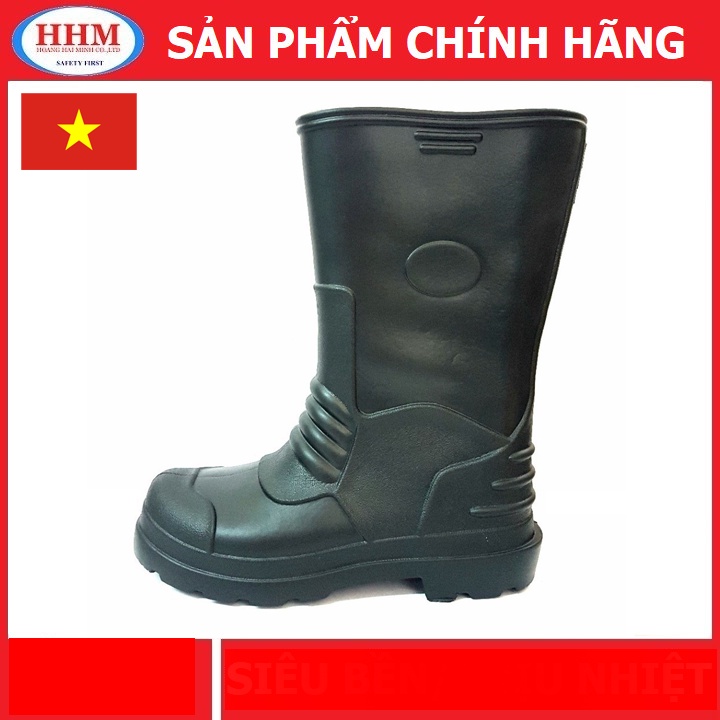 Ủng xốp siêu nhẹ màu đen