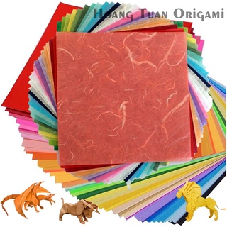   SIÊU RẺ SALE ĐẾN CUỐI THÁNG  Sấp 100 tờ giấy origami 15x15cm nhiều loại đủ màu giấy gấp hạc xếp hình chuyên nghiệp 