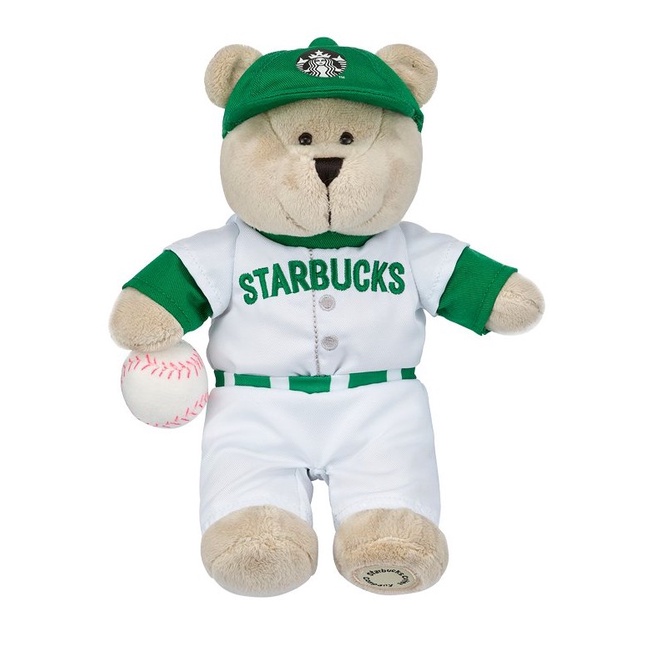 🎀【Last chance In Stock】2022 Starbucks Hàn Quốc Baseball Bearista Plush Toy