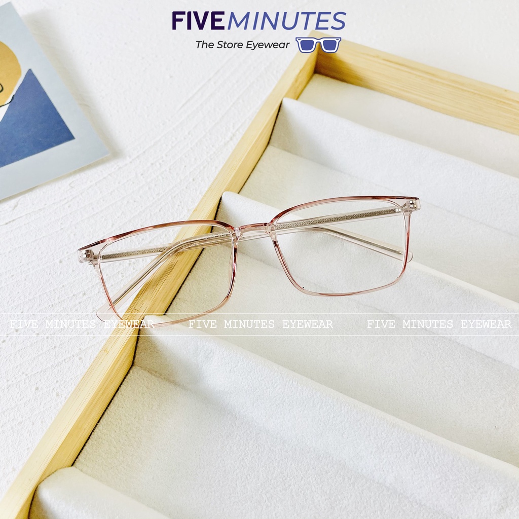 Gọng kính cận nam nữ nhựa dẻo cốt kim loại 8188 Siêu hot 2023 - Kính Mắt Five Minutes