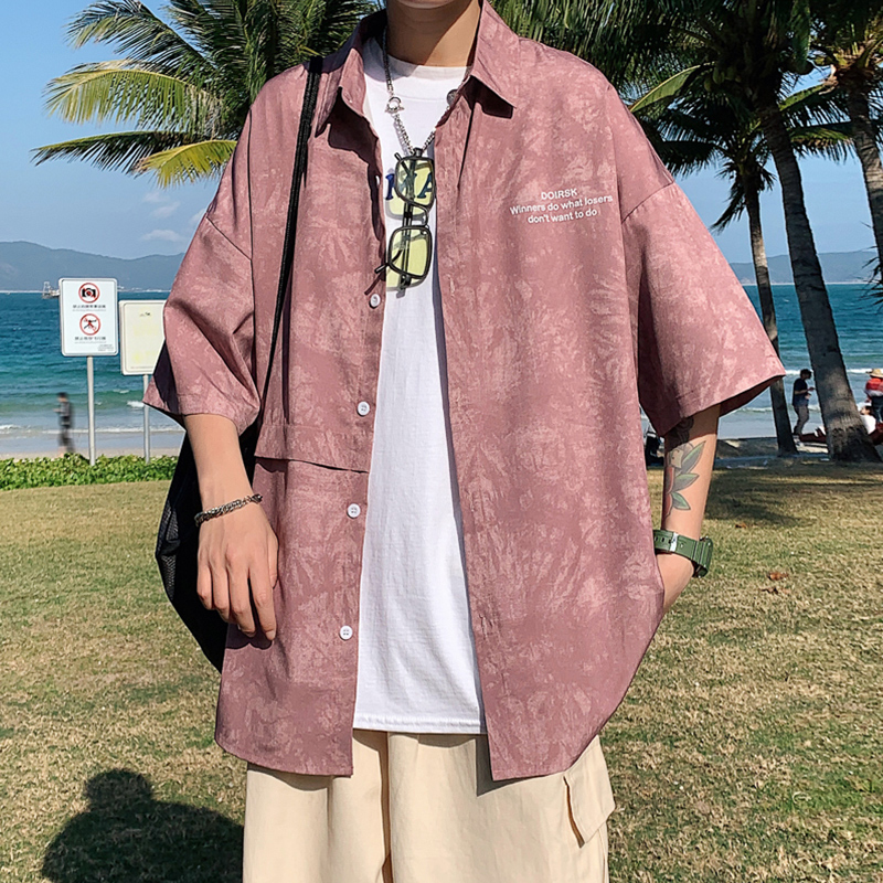 Áo sơ mi tay ngắn thời trang thịnh hành cho nam | BigBuy360 - bigbuy360.vn