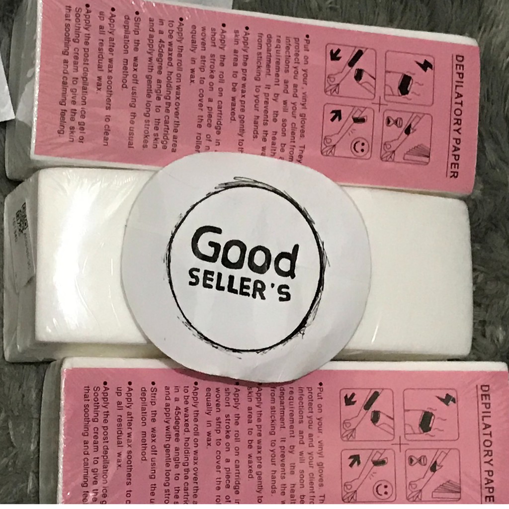 1 Gói 100 Giấy Wax Lông Đường