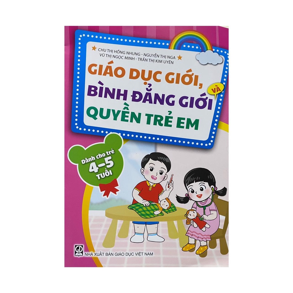 Sách - Giáo dục giới bình đẳng giới và quyền trẻ em dành cho trẻ  4-5 tuổi