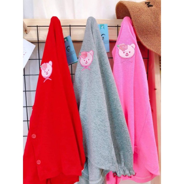 🥰Mua 2 tặng 1🥰 Áo cardigan cotton len mỏng nhẹ mùa thu cho bé gái siêu xinh