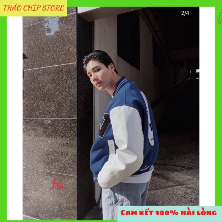 Áo khoác bomber nỉ mặt cười form rộng, Áo nỉ Cardigan jacket Unisex Nam Nữ Màu Xanh phối trắng basic phong cách Hàn Quốc | BigBuy360 - bigbuy360.vn