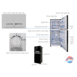 Tủ lạnh Panasonic NR-BL267PKV1 - inverter, 234 lít