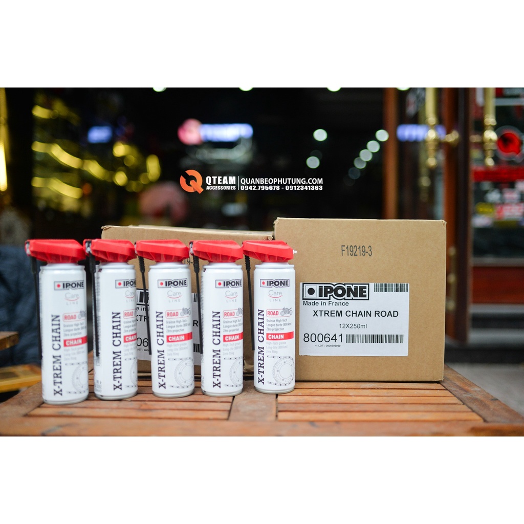 Dung dịch vệ sinh và bảo vệ xích xe máy có phớt Cao su. DƯỠNG XÍCH CAO CẤP iPONE DÀNH CHO XE MÁY