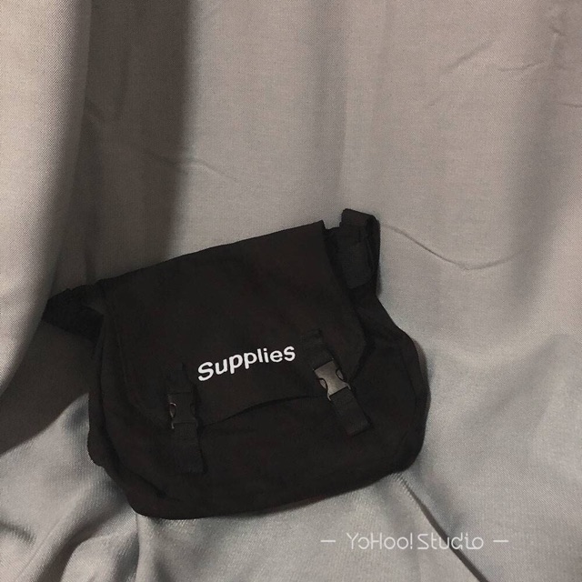 Túi đeo chéo ulzzang Supplies Hàn quốc (có sẵn, hình thật)