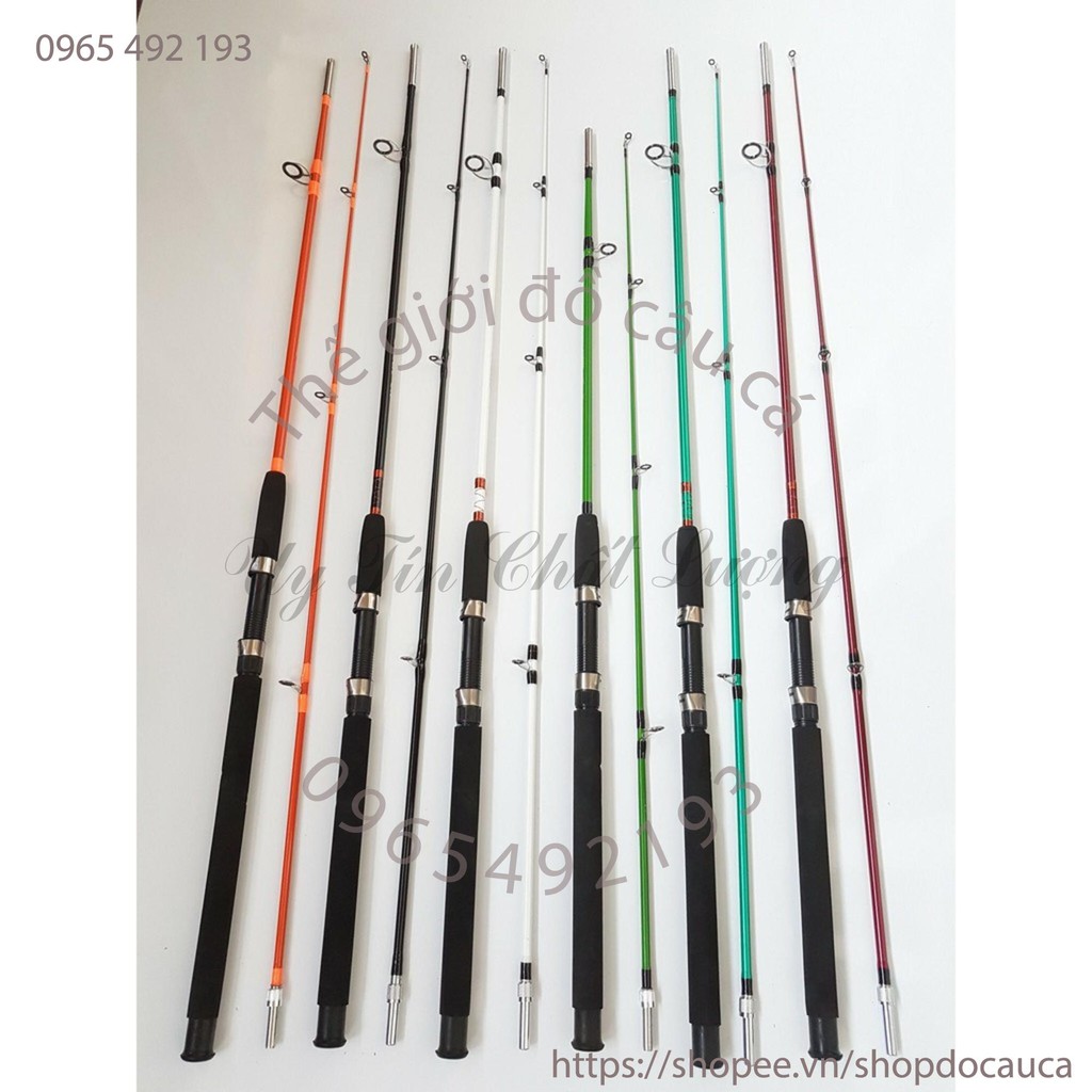Cần câu cá shimano scabard 2 khúc đặc 2,7m cực khỏe siêu rẻ tặng chuông báo cá ( rẻ vô địch )