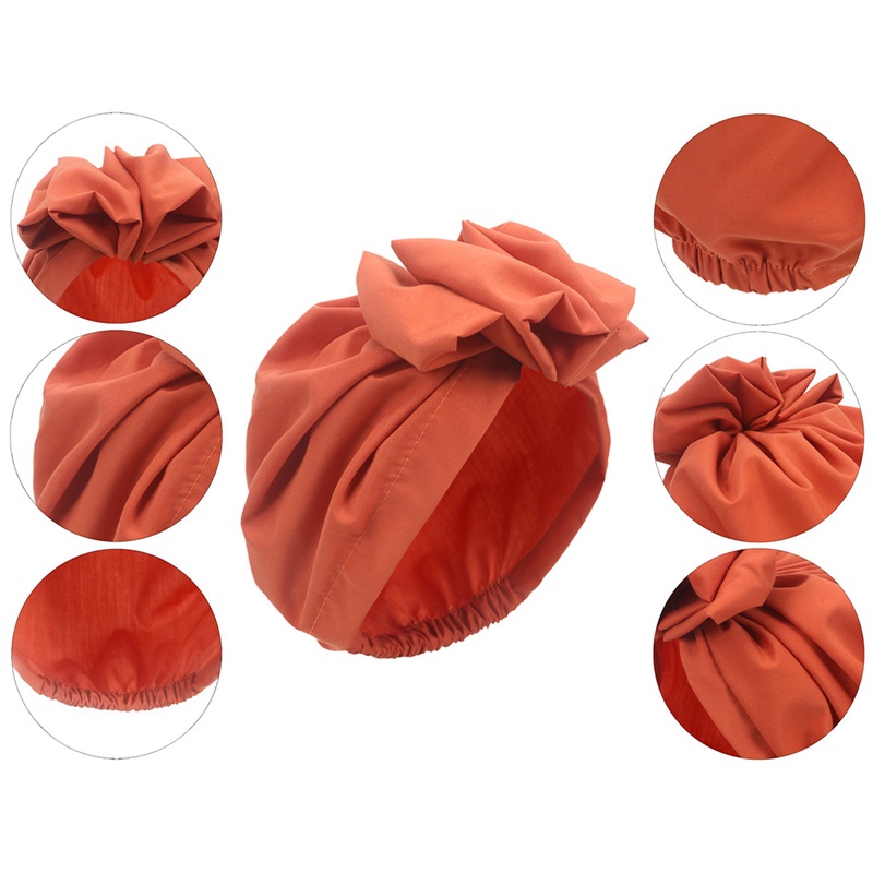 Mũ Turban Trùm Đầu In Hoa Phong Cách Ấn Độ Thời Trang Cho Nữ