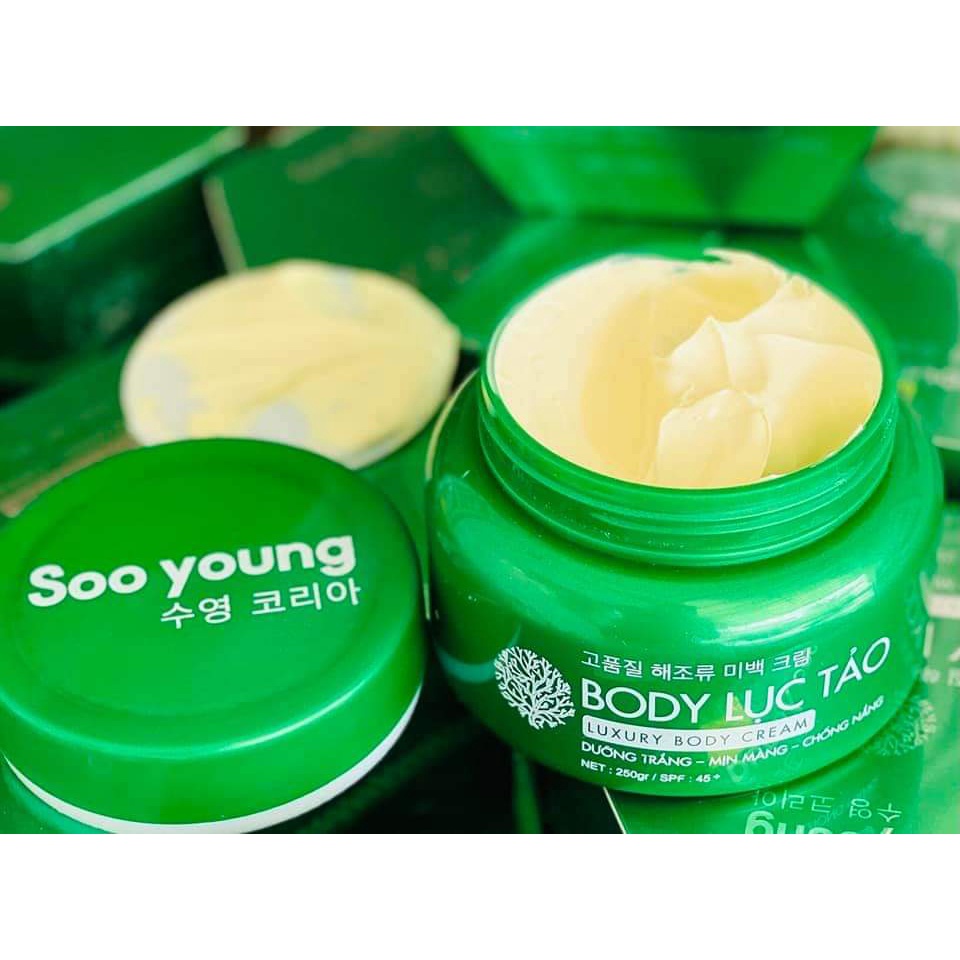 KEM DƯỠNG TRẮNG DA BODY LỤC TẢO, Dưỡng trắng, dưỡng ẩm, kháng nắng SPF45++ | BigBuy360 - bigbuy360.vn
