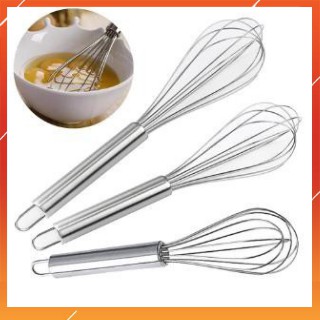 Cây đánh trứng bằng thép không gỉ 8/10/12 inch