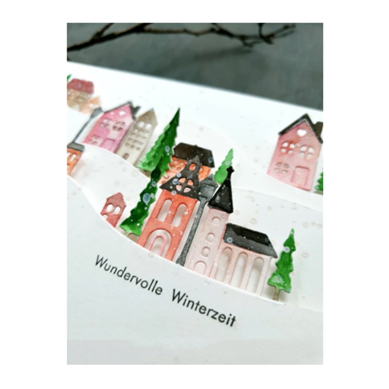 Bộ Khuôn Cắt Hình Làm Thẻ Scrapbook Bằng Kim Loại DIY
