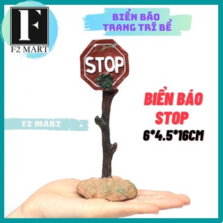 Mô Hình Biển Báo Trang Trí Bể Cá, Hồ Cá Độc Đáo