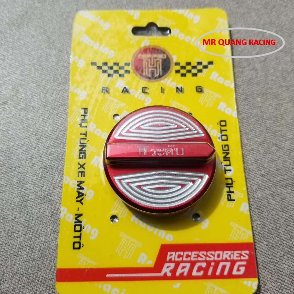 Nắp chụp hộp sên nhôm màu Honda Yamaha  kiểu mũi tên hình dáng bắt mắt