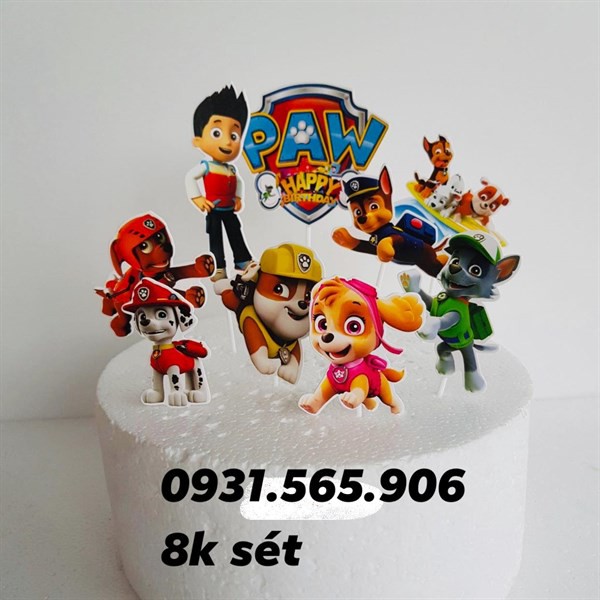 Set Cắm Đội Chó Cứu Hộ