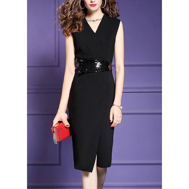 GOTI - Đầm  Dự Tiệc Trung Niên Cao Cấp Sang Trọng Tặng Mẹ 3043