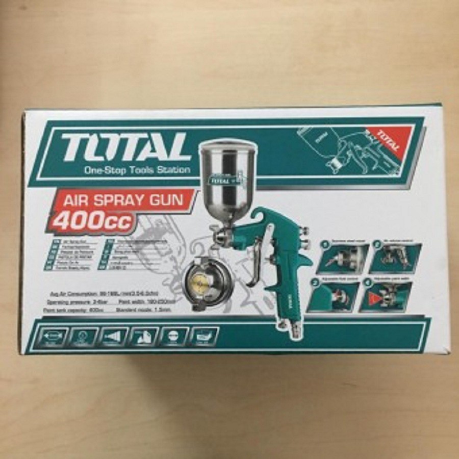 TOTAL - TAT10402 Súng phun sơn 400cc