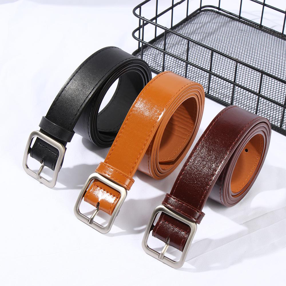 WATTLE Thắt Lưng Bằng Da Có Khóa Cài Kiểu Vintage Sang Trọng Cho Nữ