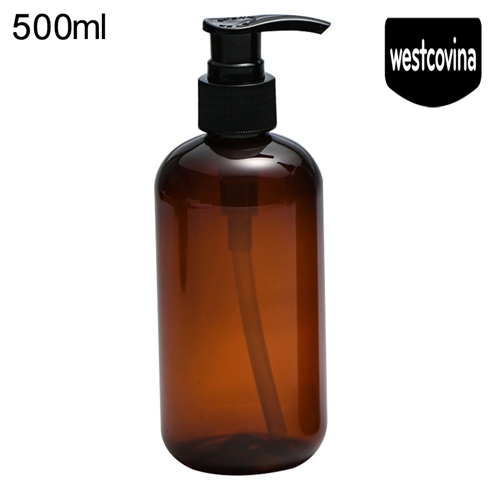 [Hot]☀ Bình Rỗng Trong Suốt Dạng Ấn Đựng Xà Phòng Dung Tích 250 / 500ml