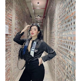 KHĂN DIOR LỤA SATIN QUẤN TÚI HÀNG XUẤT DƯ