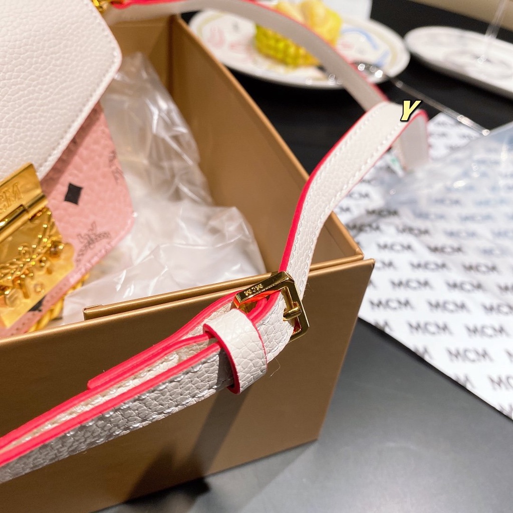 MCM Túi Đeo Chéo Phong Cách Vintage Hàn Quốc Thời Trang Cho Nữ