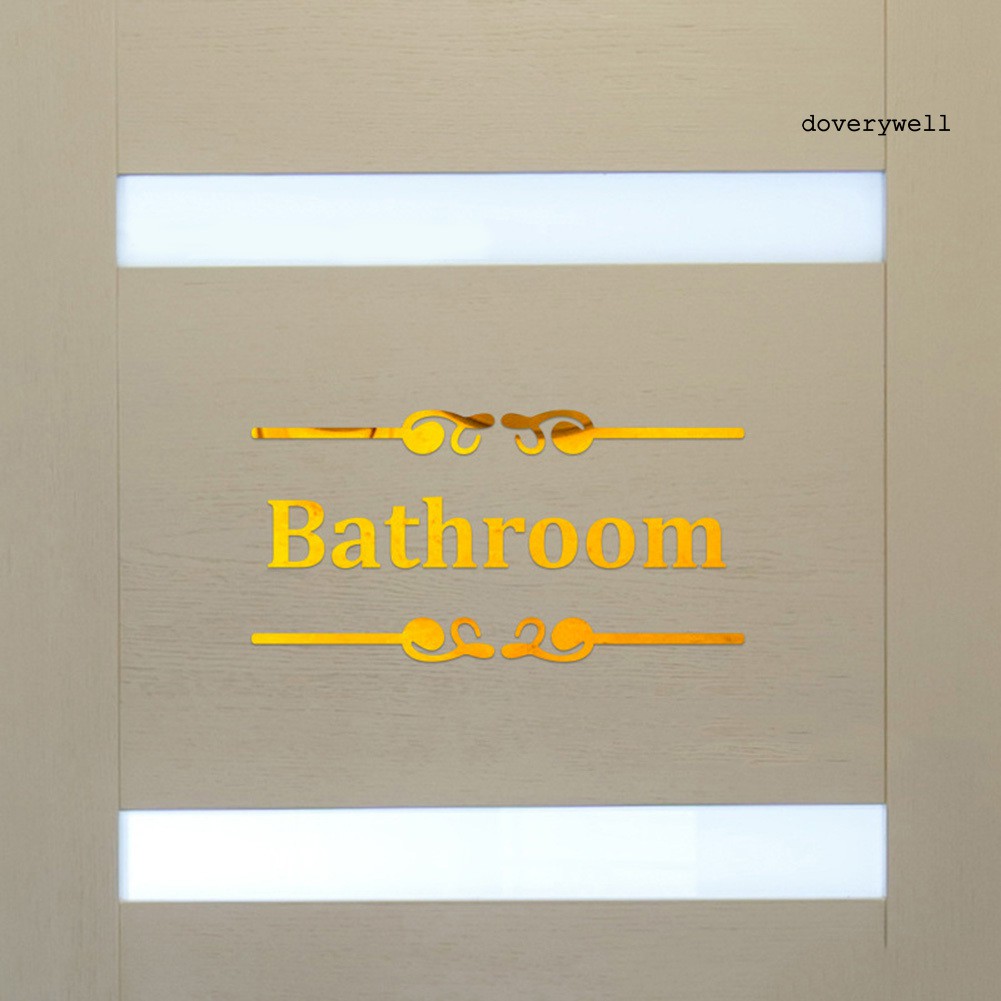 Miếng Dán Tường Trang Trí Phòng Tắm Hình 3d Độc Đáo