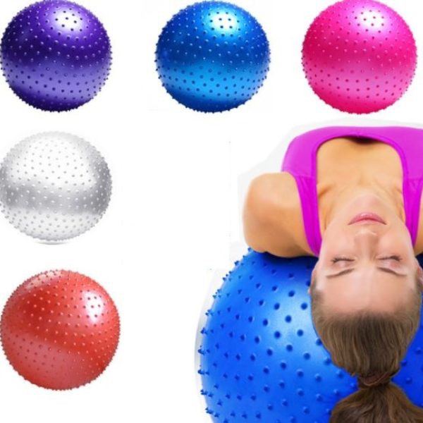 XẢ KHO - Bóng tập yoga trơn 75cm+ bơm bóng)