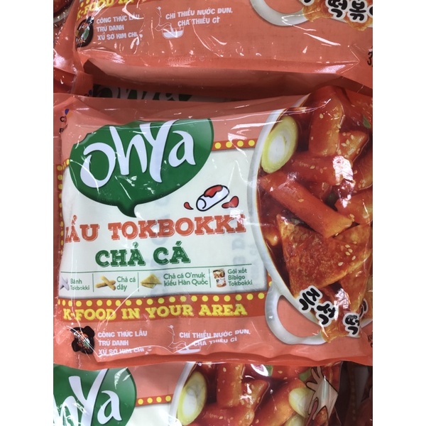 Lẩu Tokbokki chả cá Ohya 370g | BigBuy360 - bigbuy360.vn