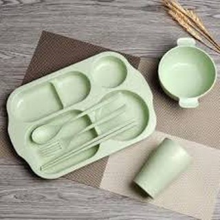 Khay ăn dặm lúa mạch cho bé
