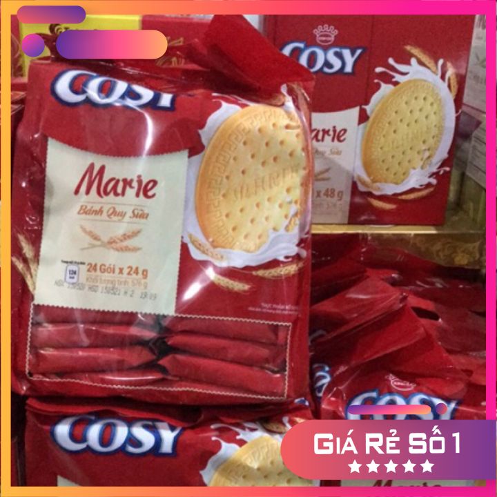 Bánh Quy Sữa Marie Cosy Túi To 576g