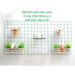 khung lưới trang trí (50x100)cm màu xanh lá