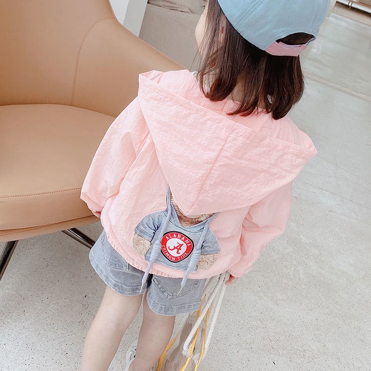 Áo khoác chống nắng thoáng khí thiết kế mới thời trang mùa hè dành cho bé gái