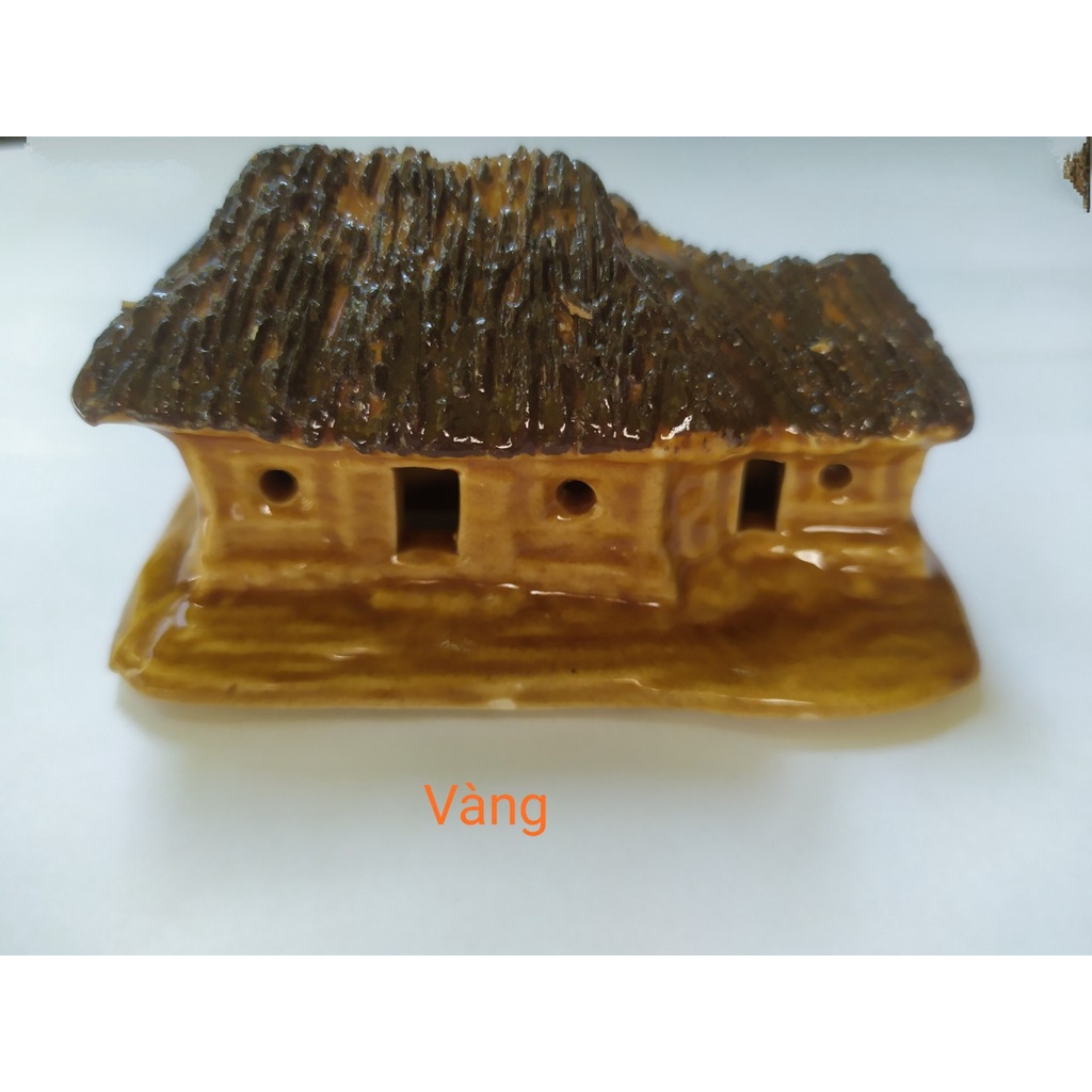 Nhà Lá Gốm Sứ Trang Trí Hổ Cá, Bể Cá-Hòn Non Bộ.
