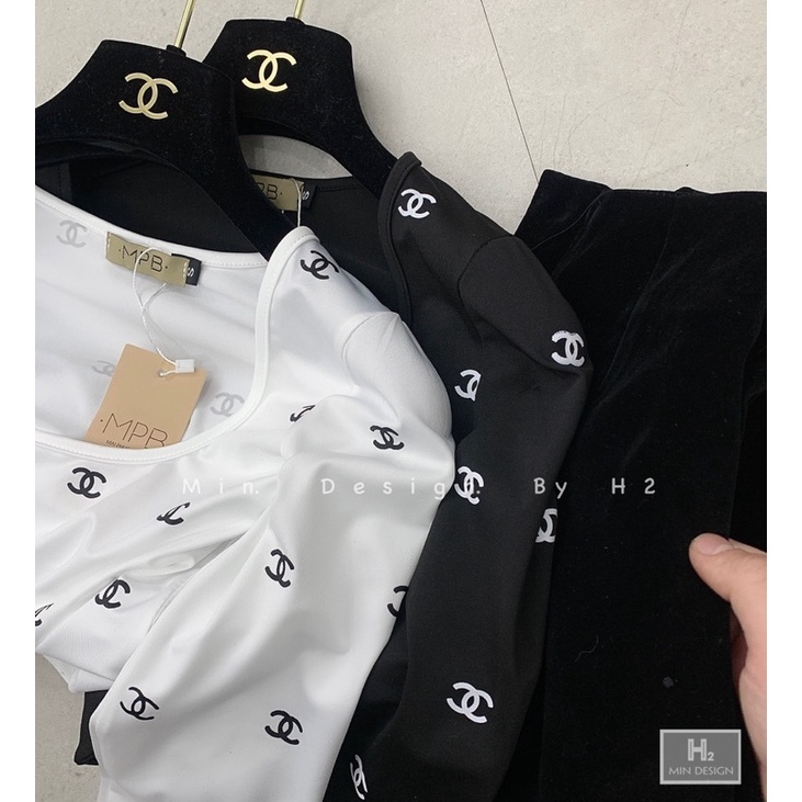 Sét áo thun chaneo+ quần sooc nhung siêu hót MPB | BigBuy360 - bigbuy360.vn