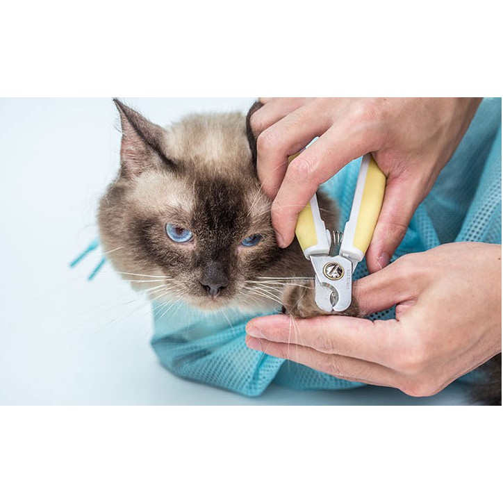 Túi Lưới Hỗ Trợ Tắm, Vệ Sinh Cho Mèo Tránh Bị Mèo Cào